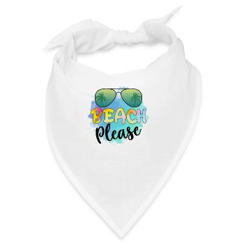 Beach - Bandana - Weiß - Vorne