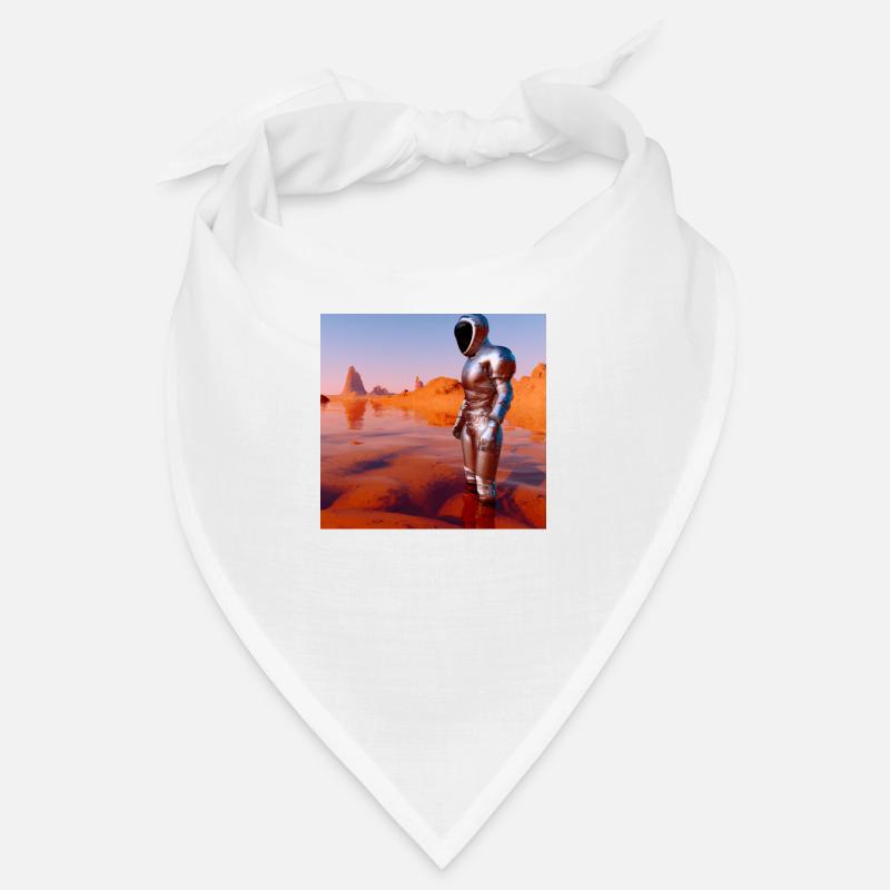 Plongeur sur Mars - Bandana - blanc