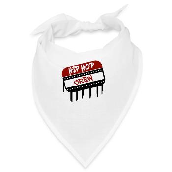 Hip Hop Crew - Bandana - Weiß - Vorne