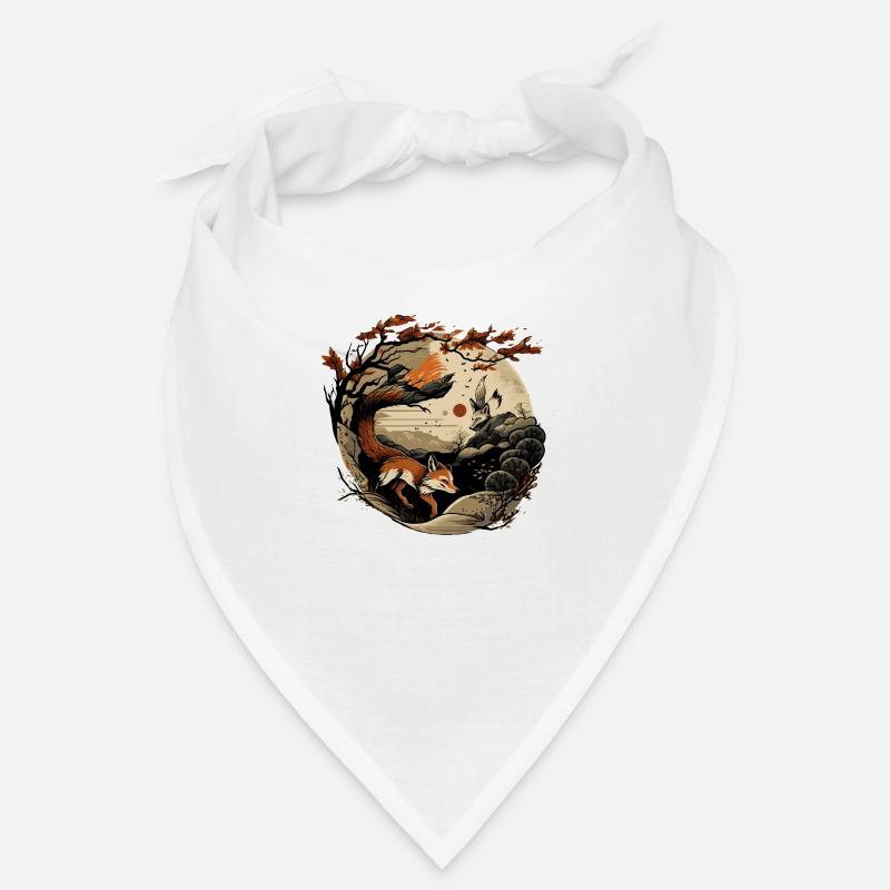 Fuchs 6 - Bandana - Weiß
