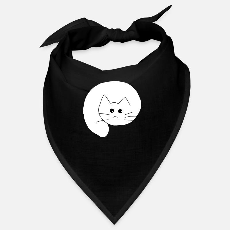Chat blanc 1 Bandana