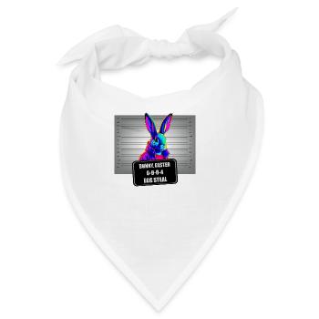 Osterhase - Bandana - Weiß - Vorne