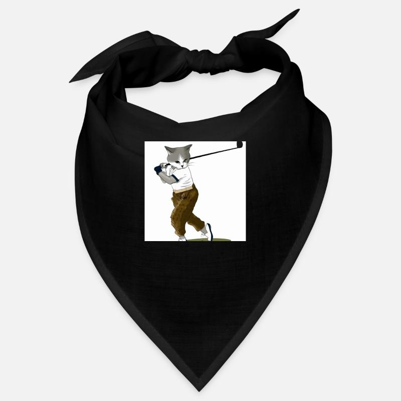 Die golfende Katze Bandana