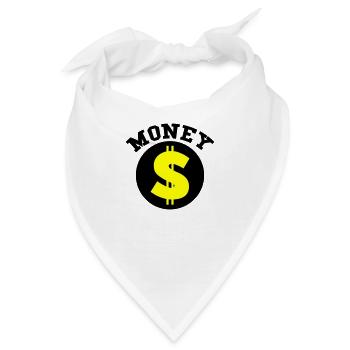 money - Bandana - Weiß - Vorne