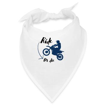 Ride or Die Merchandise - Bandana - Weiß - Vorne