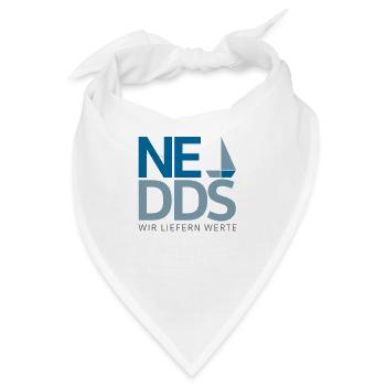 wir liefern werte - Bandana - Weiß - Vorne