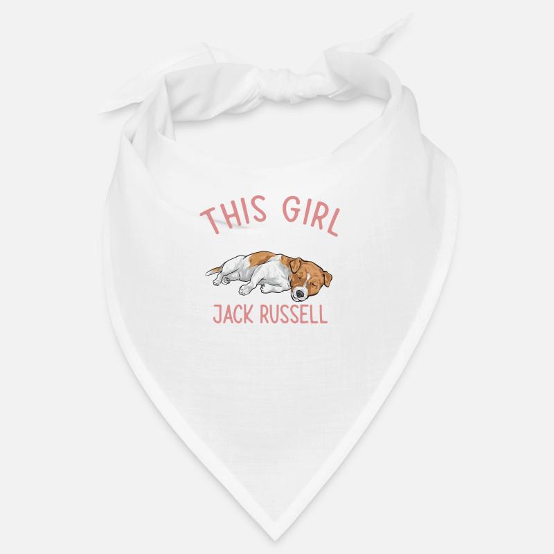 Jack Russell Terrier - Bandana - Weiß