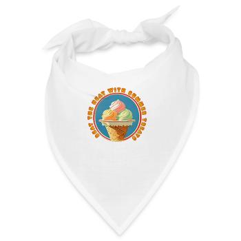 Besiegen Sie die Hitze mit sommerlichen Leckereien - Bandana - Weiß - Vorne