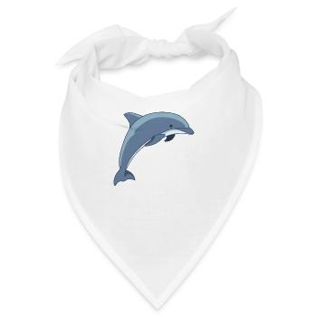Meerestiere - Bandana - Weiß - Vorne