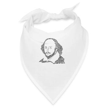 William Shakespeare - Bandana - Weiß - Vorne