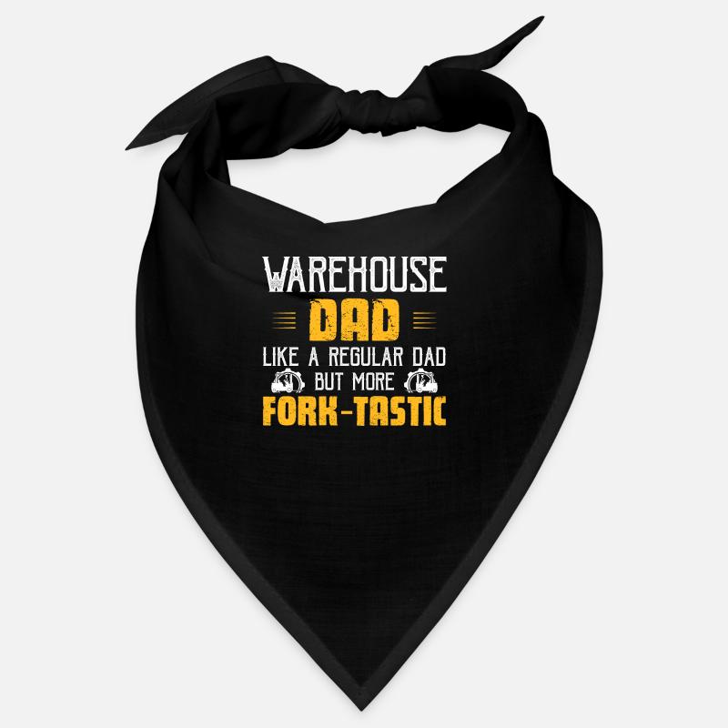 Warehouse Dad Like A Regular Dad Forklift Driver Bandana