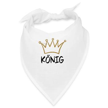 KÖNIG 1 - Bandana - Weiß - Vorne