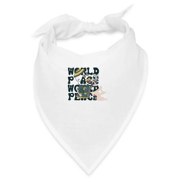 420 Weltfriedens-Rollpolizei - Bandana - Weiß - Vorne