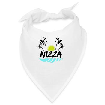 nizza - Bandana - Weiß - Vorne