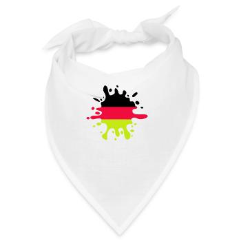 farbklecks deutschland - Bandana - Weiß - Vorne