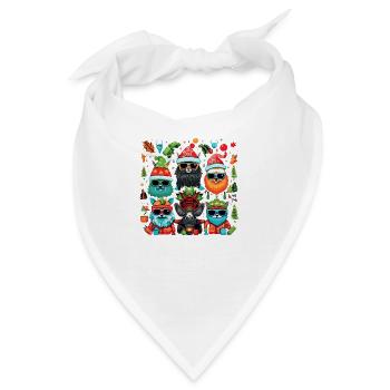 Ugly Christmas Sweater - - Bandana - Weiß - Vorne