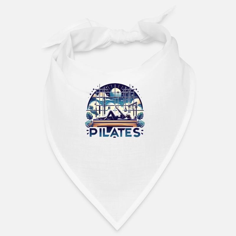 "Pilates" - Conception de studio dynamique - Bandana - blanc