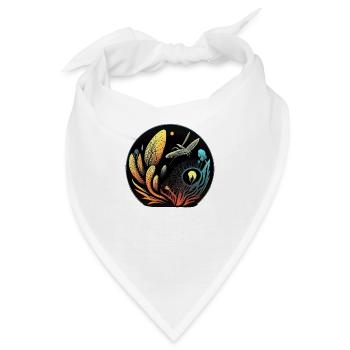 Biolumineszenz - Bandana - Weiß - Vorne