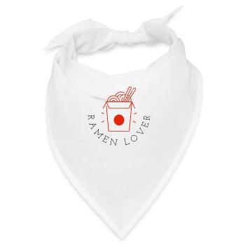 Feinschmecker - Bandana - Weiß - Vorne