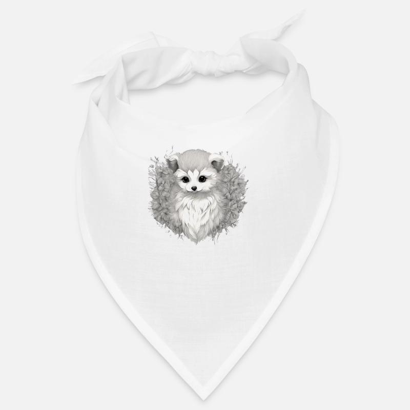 White Fox Bandana
