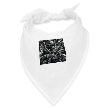 Kristallisierter Wächter - Bandana - Weiß - Vorne