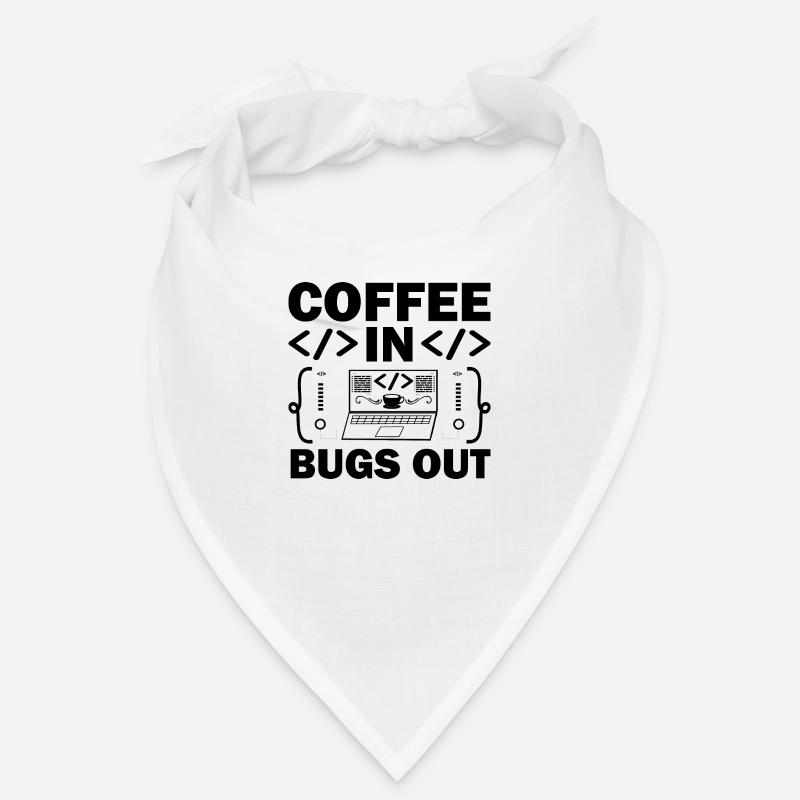 Kaffee-Codierung Programmierer Programmierer Entwickler Nerd Coff Bandana