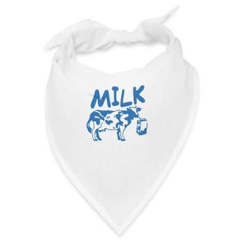 Pastell Kawaii / Kawaii / Kawaii Kuh panische - Bandana - Weiß - Vorne
