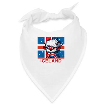 iceland Island 7 - Bandana - Weiß - Vorne