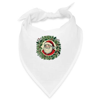Weihnachtsmann - Bandana - Weiß - Vorne