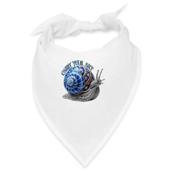 Tragen Sie Ihre Kunst - Bandana - Weiß - Vorne