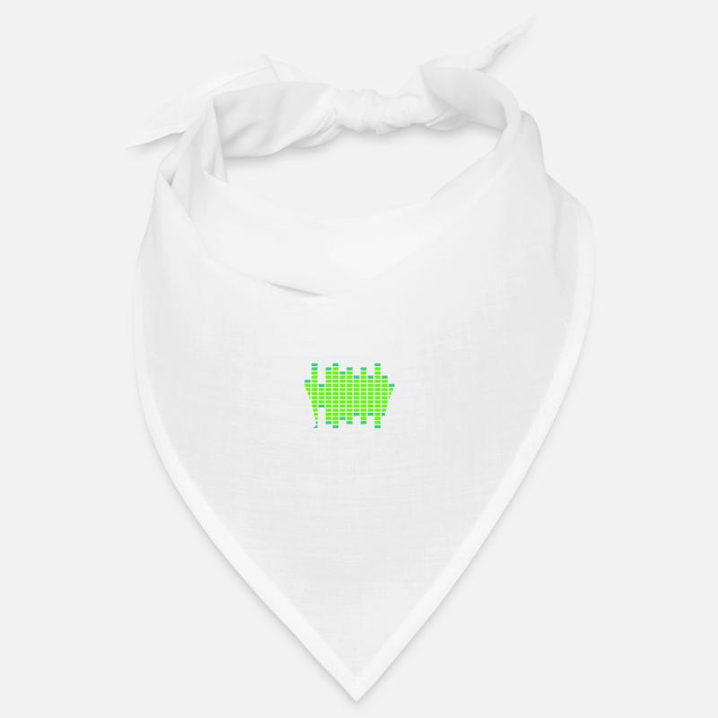 Casque Techno Music Party Equalizer Waves Logo Bandana