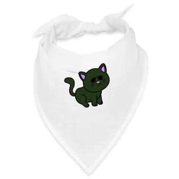 cool cat - Bandana - Weiß - Vorne