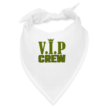 vip crew - Bandana - Weiß - Vorne