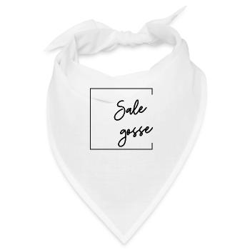 Schmutziges Kind - Bandana - Weiß - Vorne