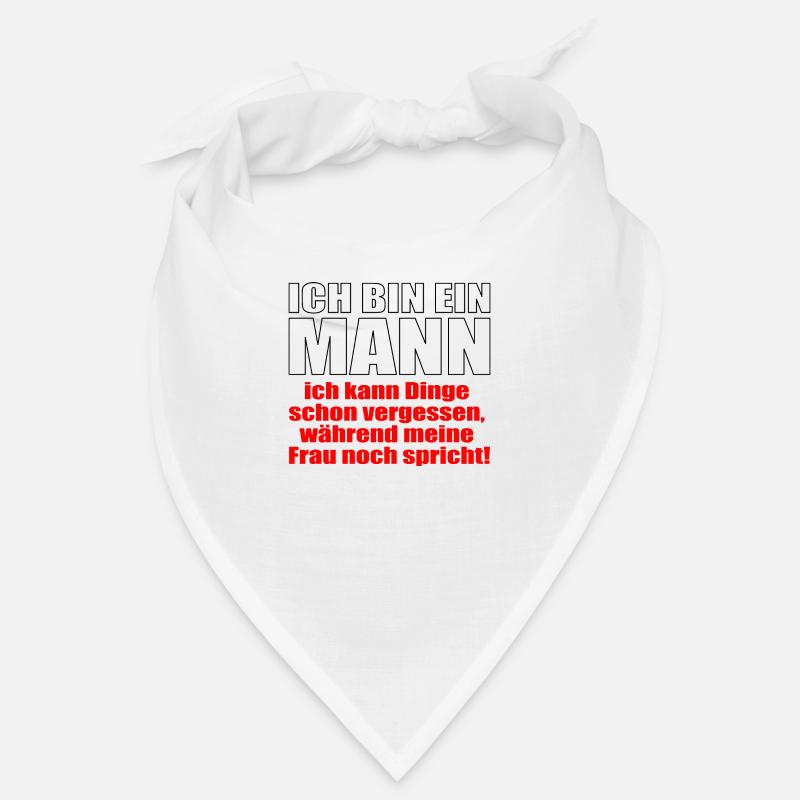 I'm a man, I can forget things Bandana
