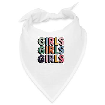 Girls Girls Girls - Bandana - Weiß - Vorne