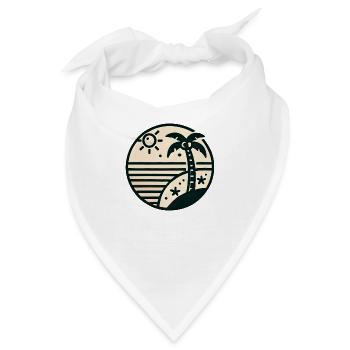 Küste - Bandana - Weiß - Vorne