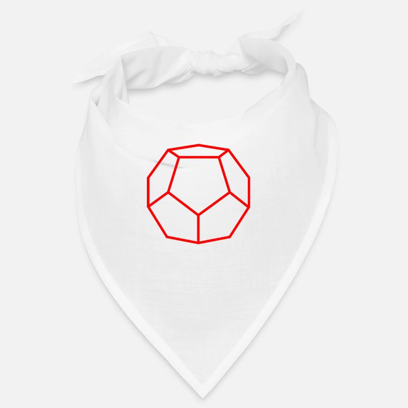 Roter Dodekaeder Bandana