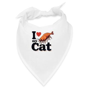 KATZENLIEBE - Bandana - Weiß - Vorne