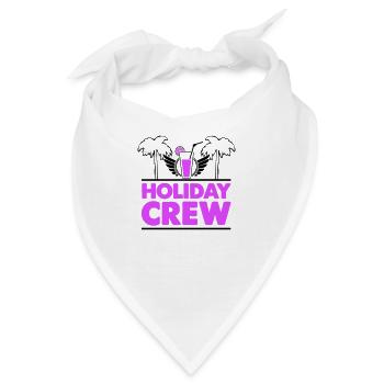 Holiday Crew - Bandana - Weiß - Vorne