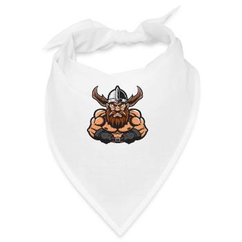Wikinger Comic - Bandana - Weiß - Vorne