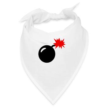 Bombe - Bandana - Weiß - Vorne