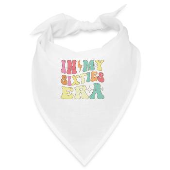 Neue Sixties 60. Geburtstagsgeschenke für Männer, Frauen - Bandana - Weiß - Vorne