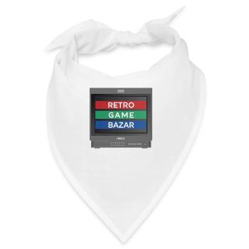PVM Liebhaber - RetroGameBazar - Bandana - Weiß - Vorne