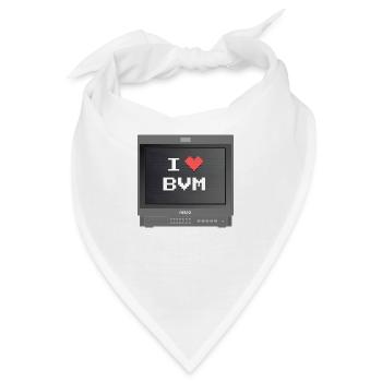 PVM Lover - Ich liebe mein BVM - Bandana - Weiß - Vorne