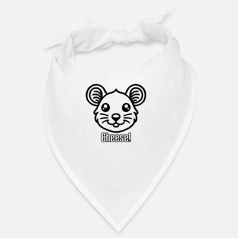 Cute looking Mouse - "Cheese" Design Bandana