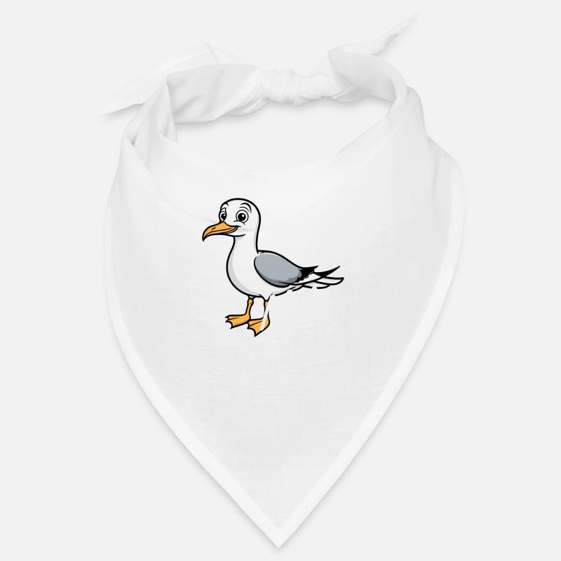 Hamburger Original / Möwe Moin Moin - Bandana - Weiß