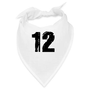12 - Bandana - Weiß - Vorne