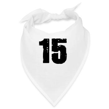 15 - Bandana - Weiß - Vorne