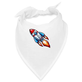 rakete - Bandana - Weiß - Vorne